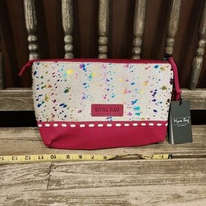 Myra Bag Pink and Multicolor Women's Bag